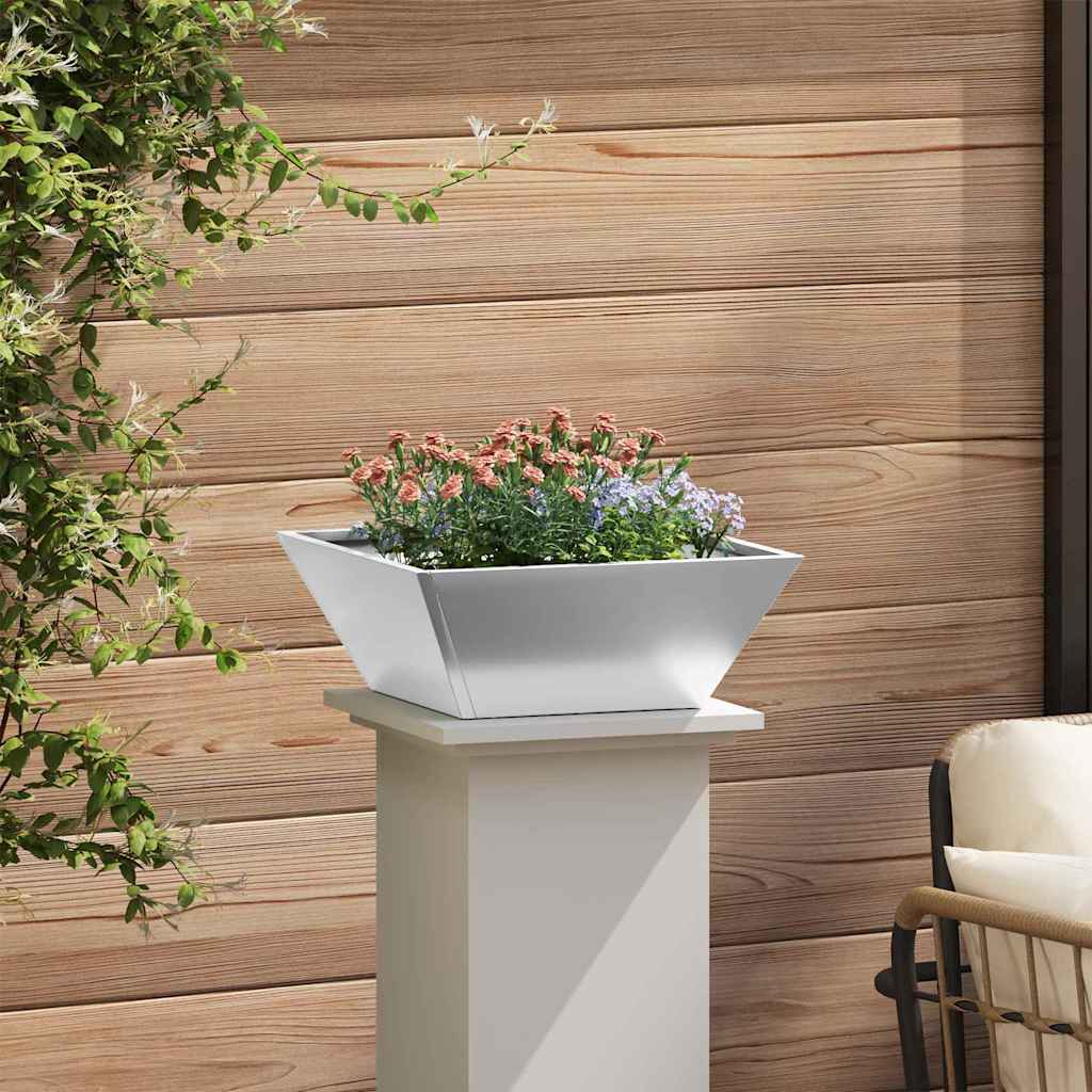 Hagebolle Planter - 5 stk, 40x40x15 cm, Galvanisert Stål