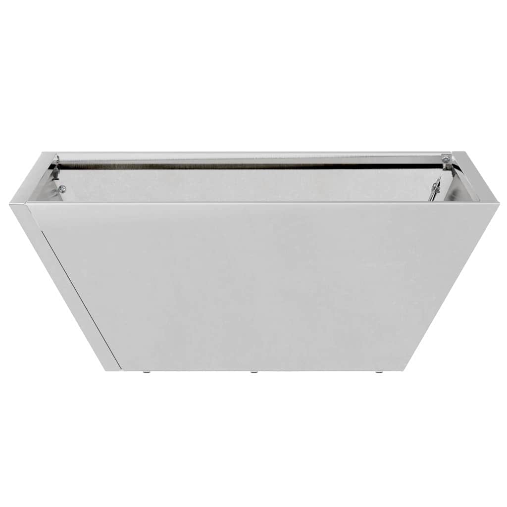 Hagebolle Planter - 5 stk, 40x40x15 cm, Galvanisert Stål