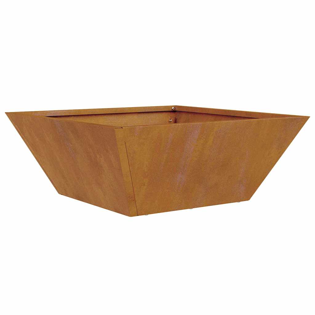 Hagebolle Blomsterpotter 5 stk 40x40x15 cm Værfast Stål