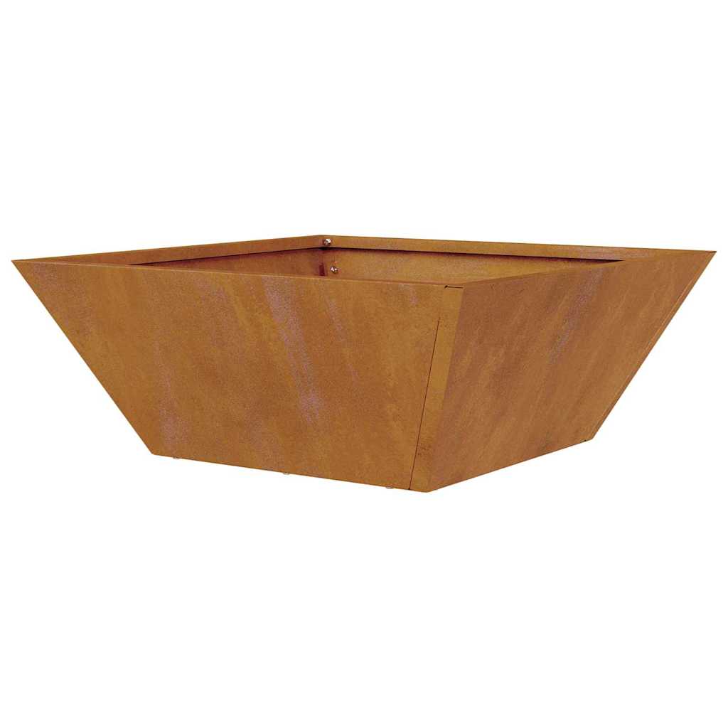 Hagebolle Blomsterpotter 5 stk 40x40x15 cm Værfast Stål
