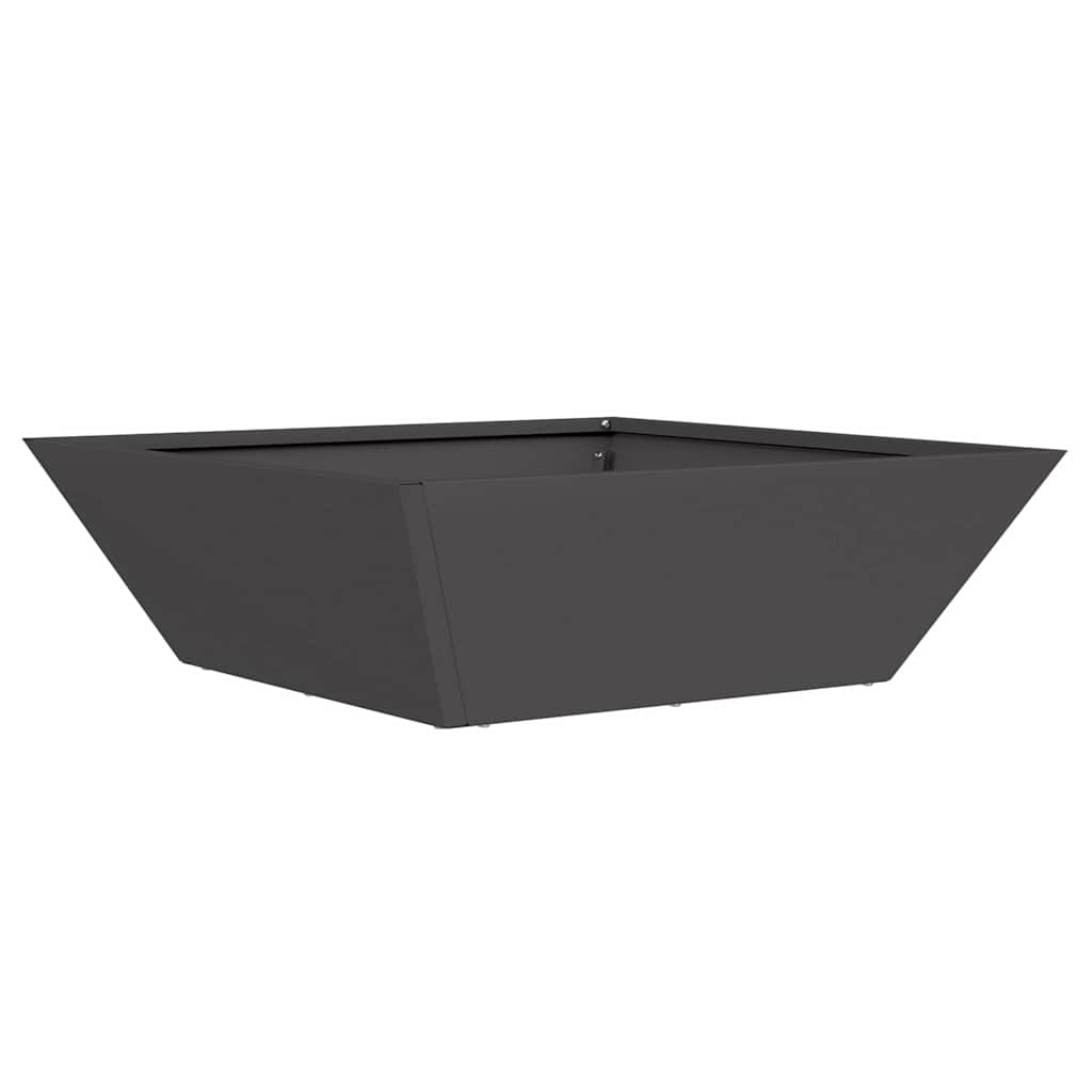 Hagebolle Plantere, 5 stk, Svart, 50x50x15 cm, Stål