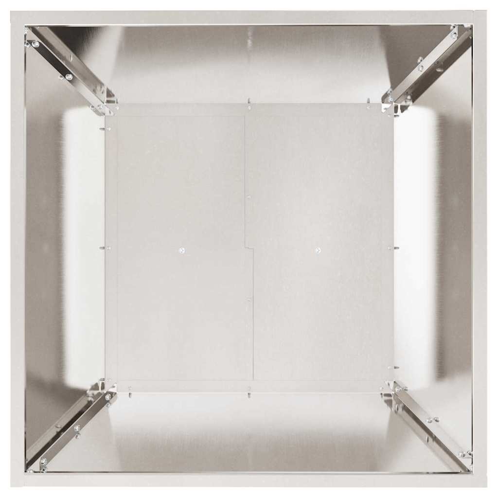 Hagebolle planter, 5 stk, 50x50x15 cm i rustfritt stål.