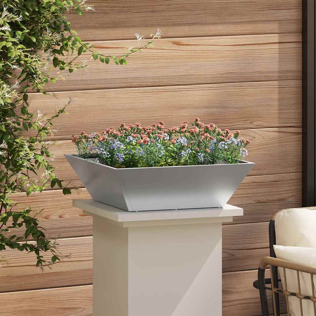 Hagebolle plantepotte 50x50x15 cm av galvanisert stål
