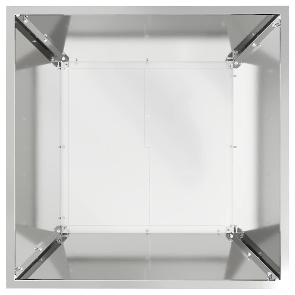 Hagebolle plantepotte 50x50x15 cm av galvanisert stål
