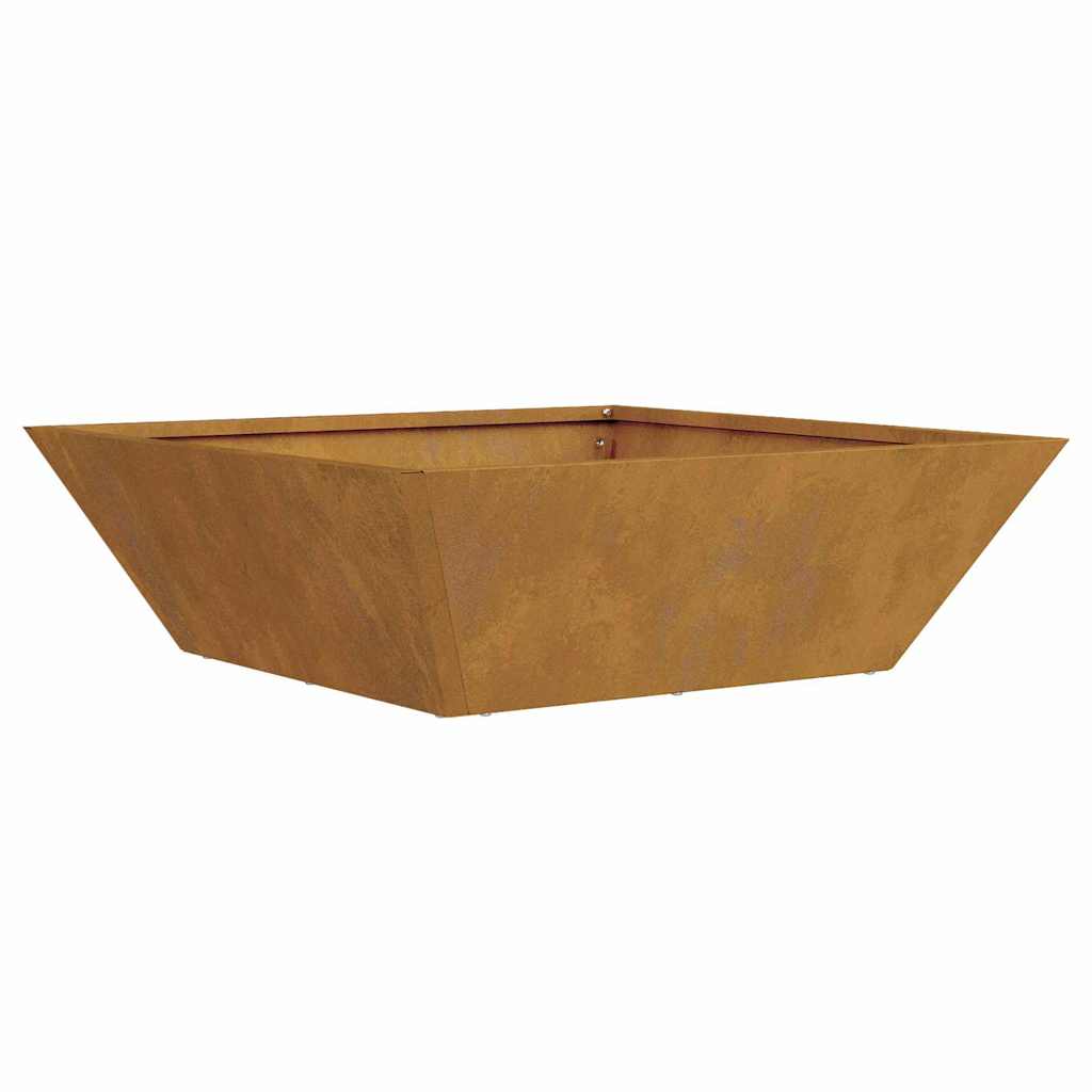 Hagebolle, plantekasser, 5 stk, 50x50x15 cm i værbestandig stål.