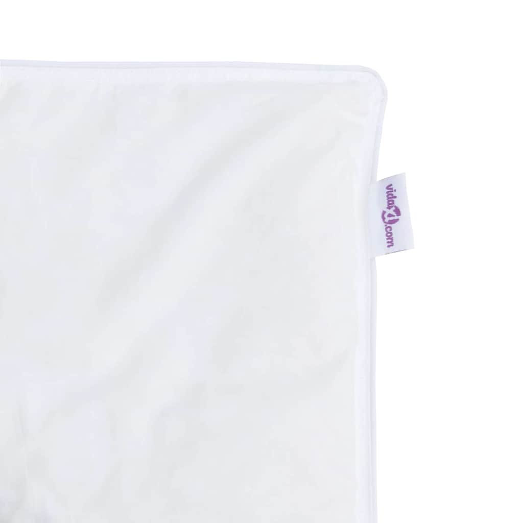 Dyne med pute 2 pcs Hvit 140 x 220 cm Dun