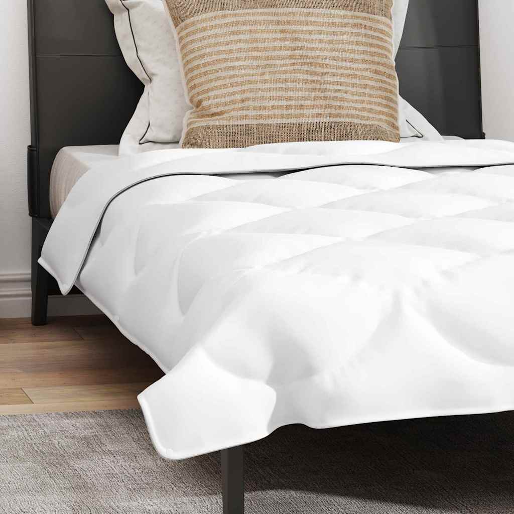 2-i-1 Dyne med pute 2 pcs Hvit 135 x 200 cm Mikrofiber