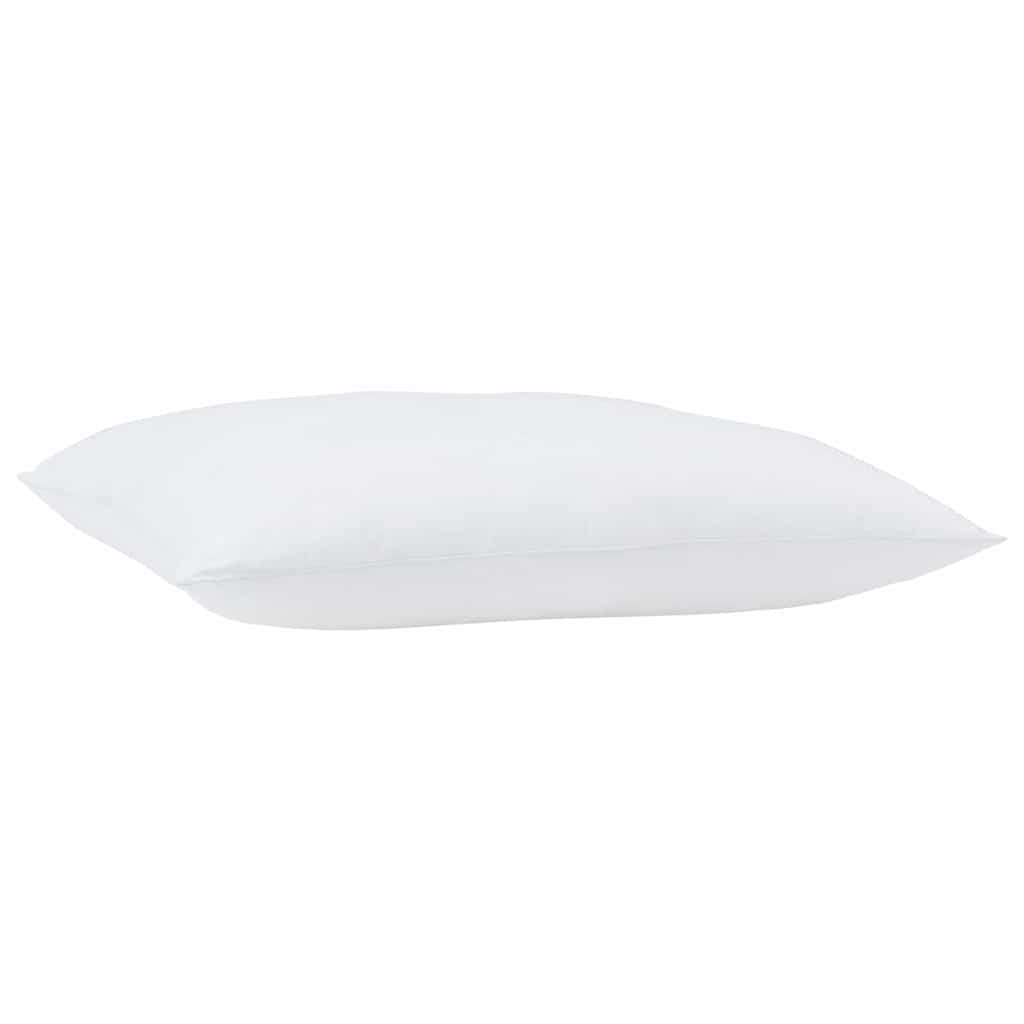 2-i-1 Dyne med pute 2 pcs Hvit 135 x 200 cm Mikrofiber