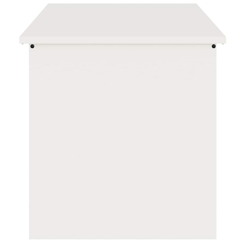 Utendørs Lagringsboks med lagring Hvit 100 x 50,5 x 50 cm Stål