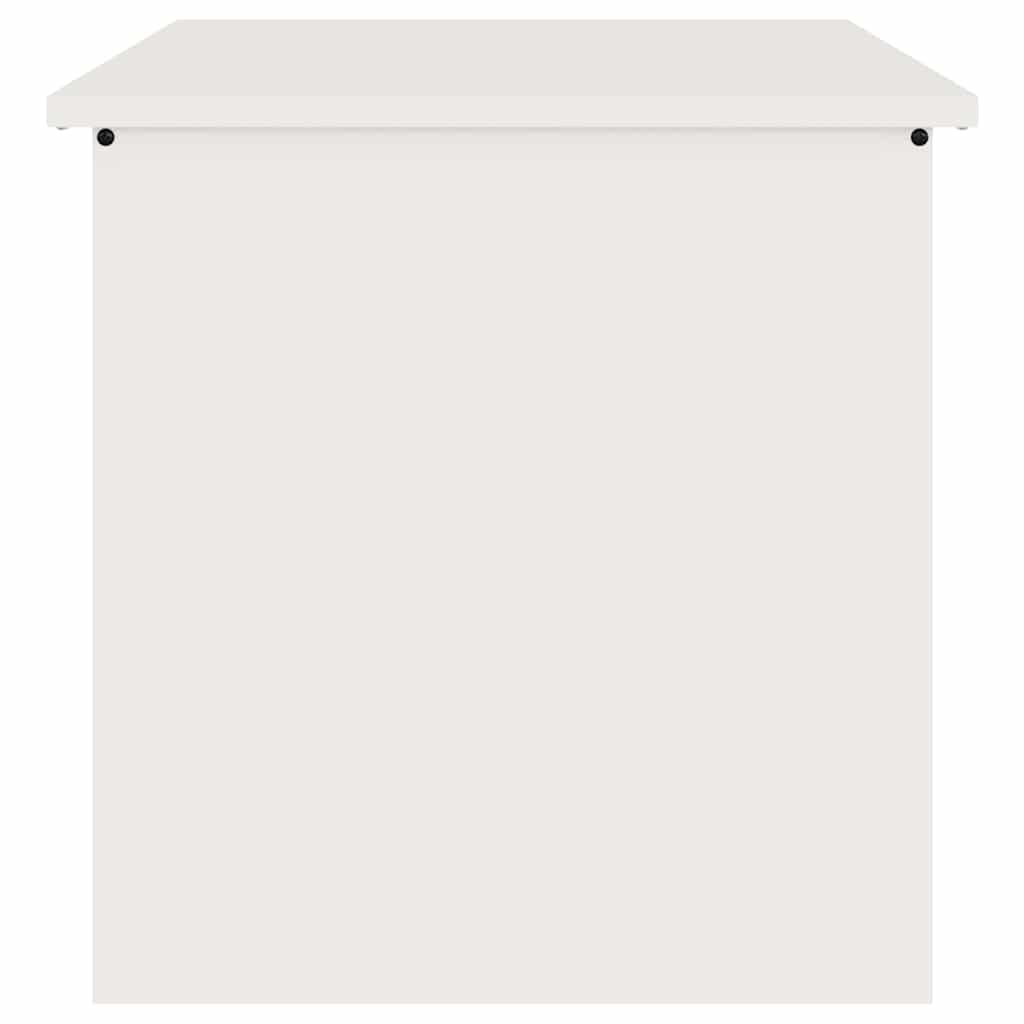 Utendørs Lagringsboks med lagring Hvit 55 x 50,5 x 50 cm Stål