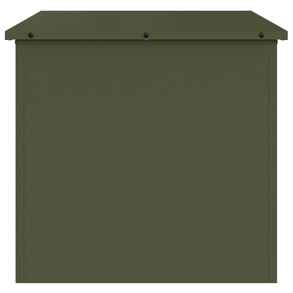Utendørs Lagringsboks Olivengrønn 55 x 50,5 x 50 cm Stål