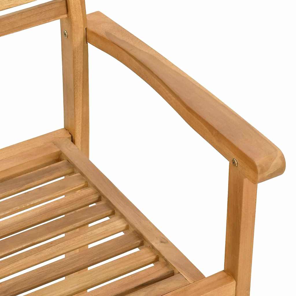 Hage stabelstoler 4 pcs Brun 55.5 x 55.5 x 90 cm Heltre teak