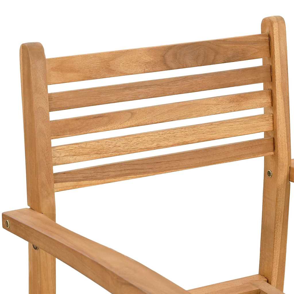 Hage stabelstoler 4 pcs Brun 55.5 x 55.5 x 90 cm Heltre teak