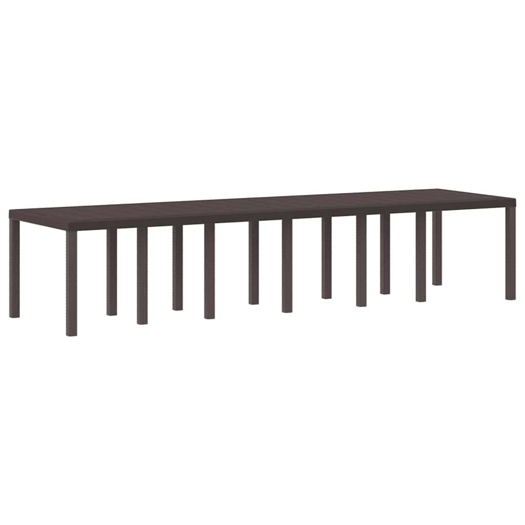 Hage Spisegruppe 13 pcs Brun Polt rattan