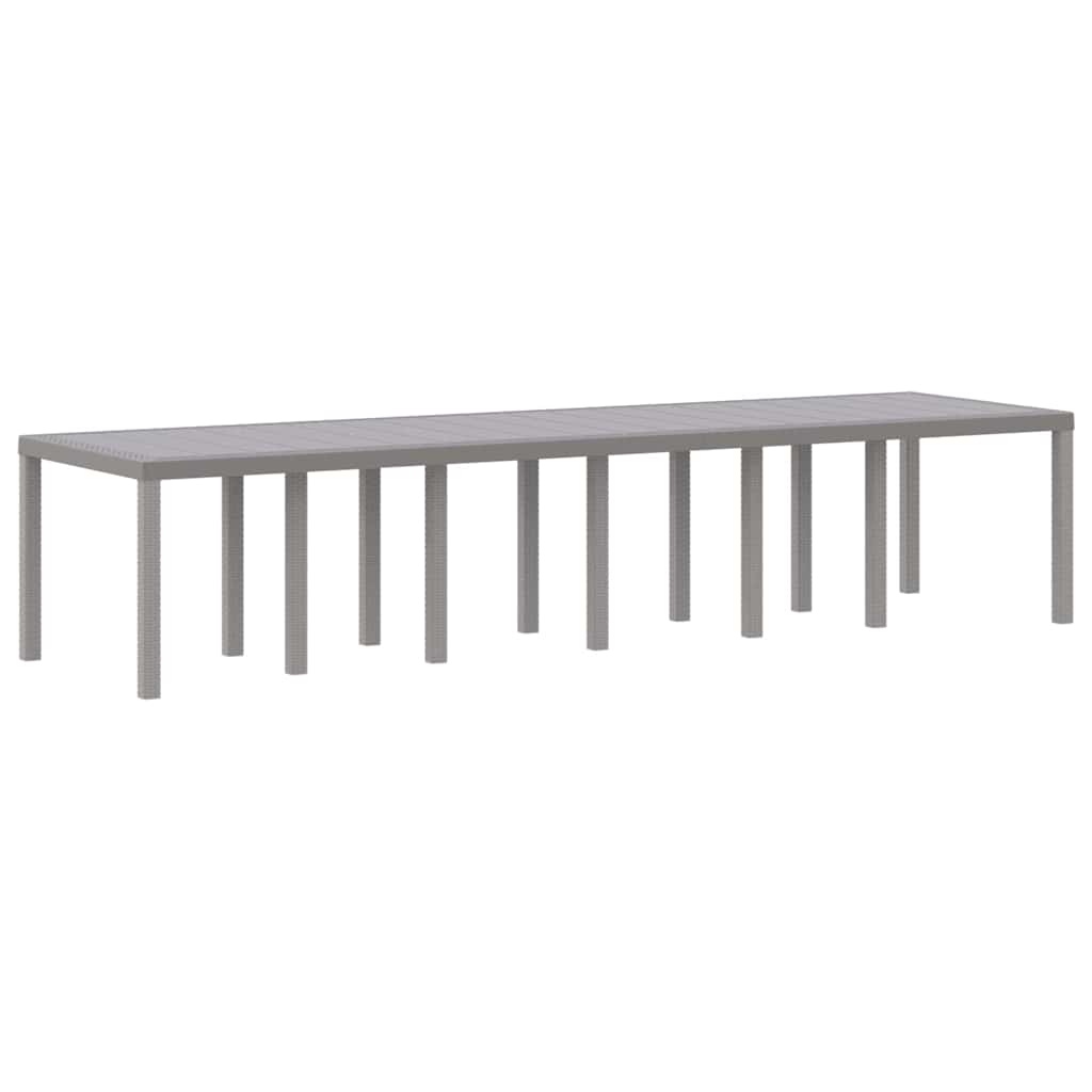Hage Spisegruppe 13 pcs Lysegrå Polt rattan