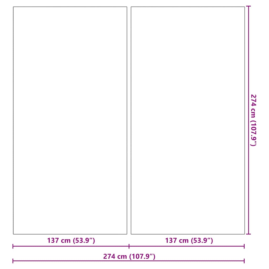 Bunnark til basseng Lysegrå 274 x 274 cm Ikke-vevd stoff