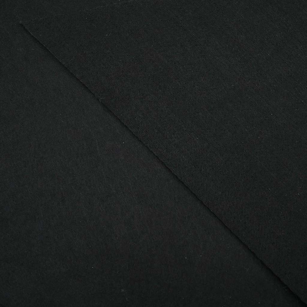 Bunnark til basseng Svart Ø 428 cm Polyester geotekstil