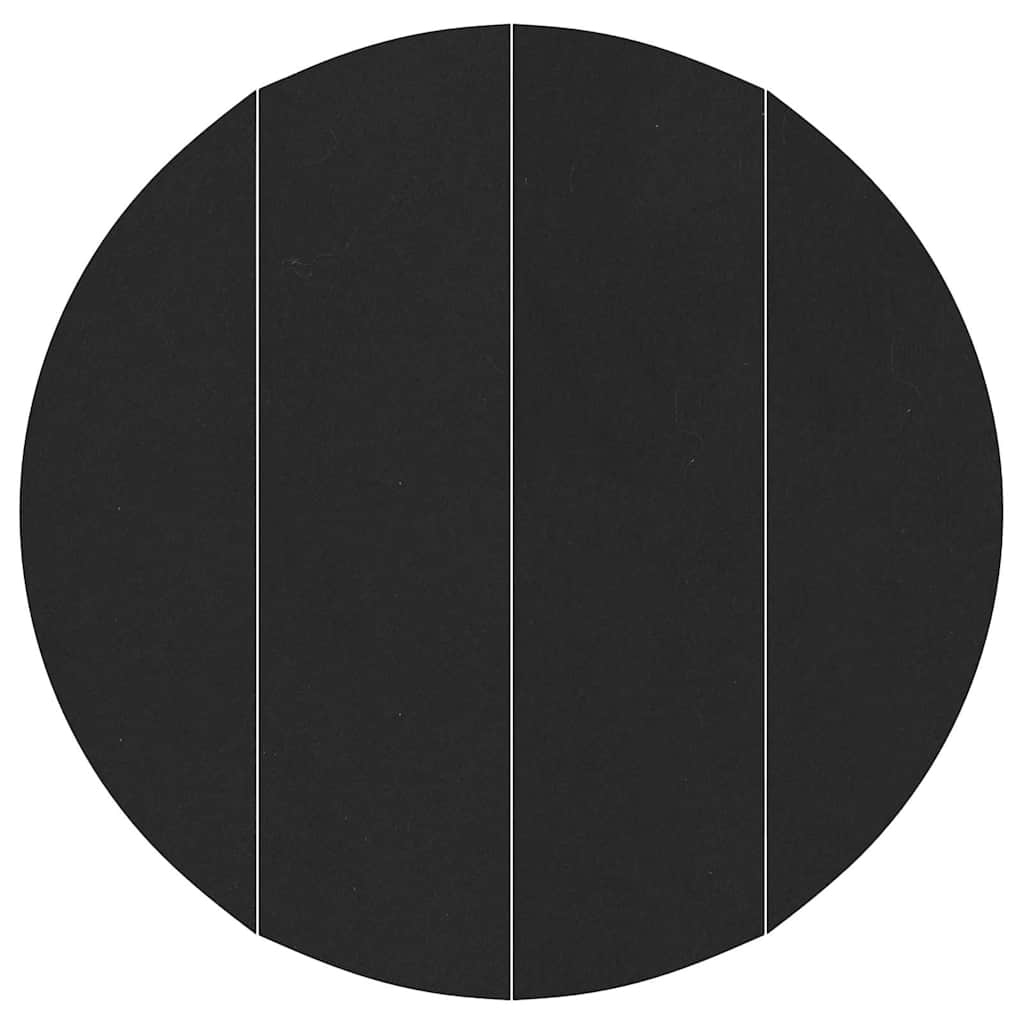 Bunnark til basseng Svart Ø 428 cm Polyester geotekstil