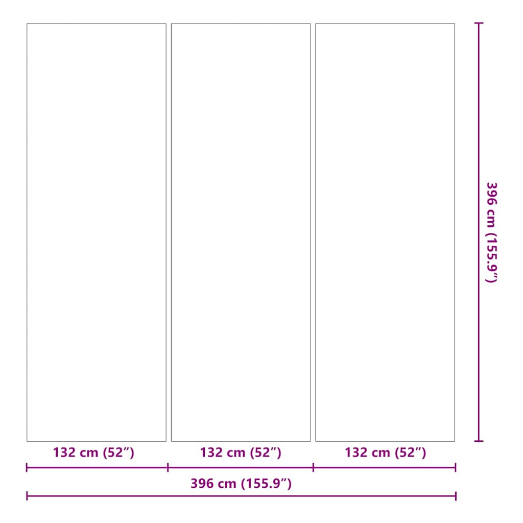 Bunnark til basseng Svart 396 x 396 cm Ikke-vevd stoff