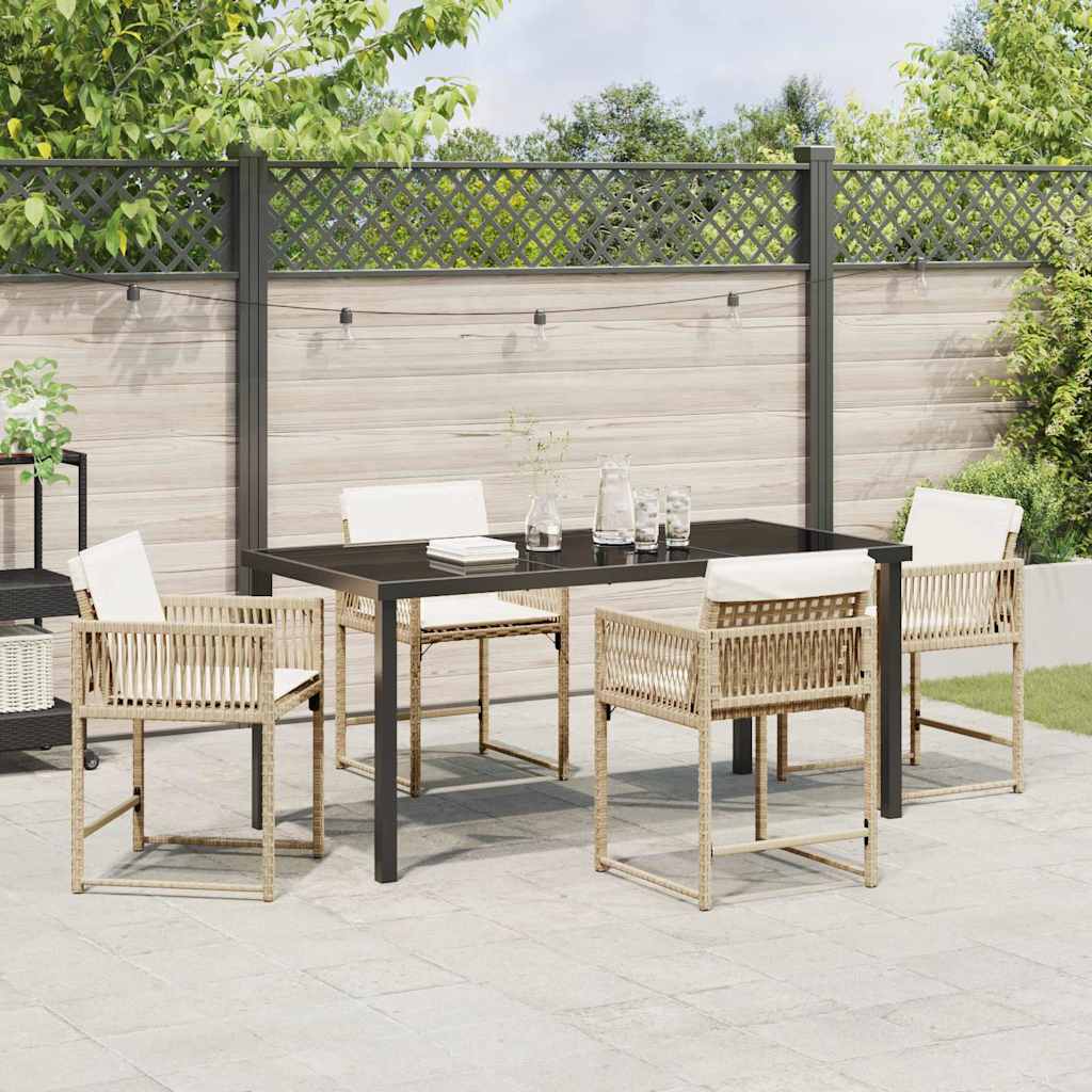 Hage Spisegruppe 5 pcs Beige polyrotting