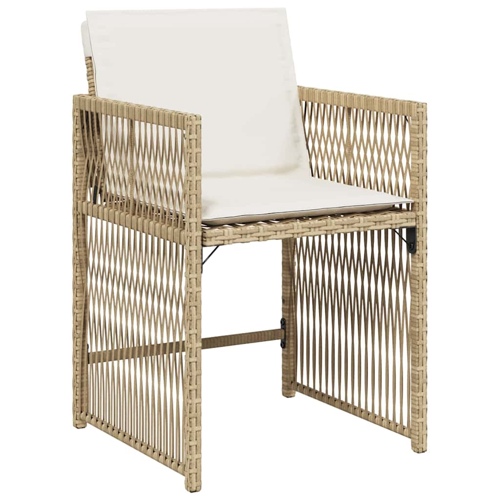 Hage Spisegruppe 5 pcs Beige polyrotting