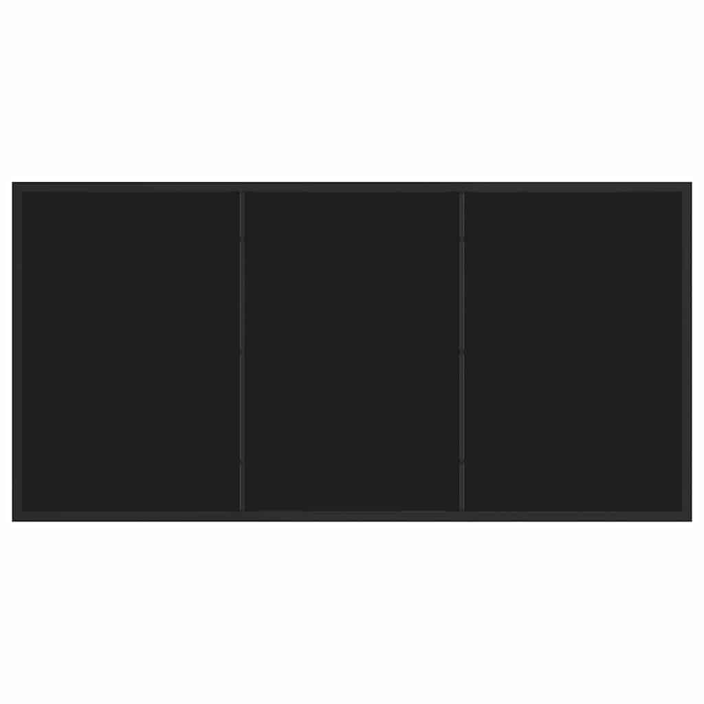 Hage Spisegruppe 5 pcs Svart polyrotting