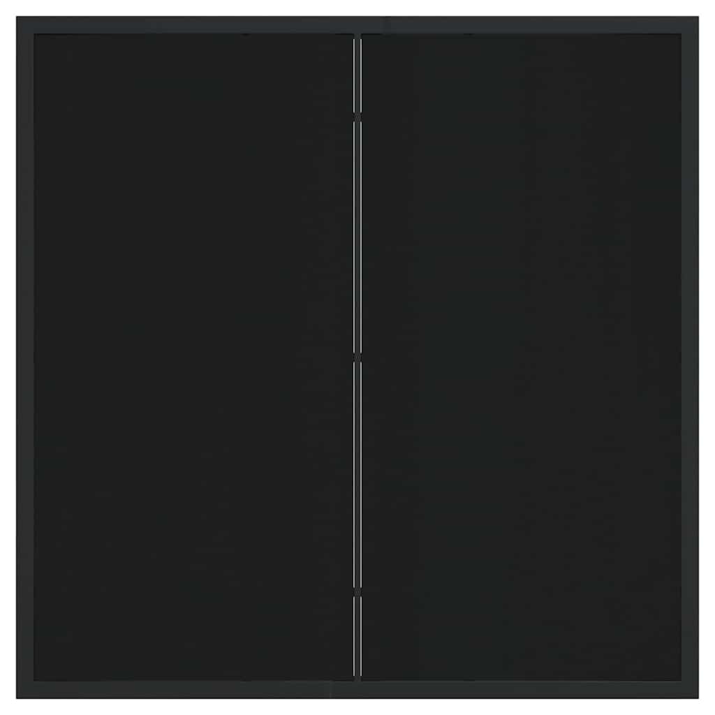3 delt hage spisebordsett med puter, svart poly rattan