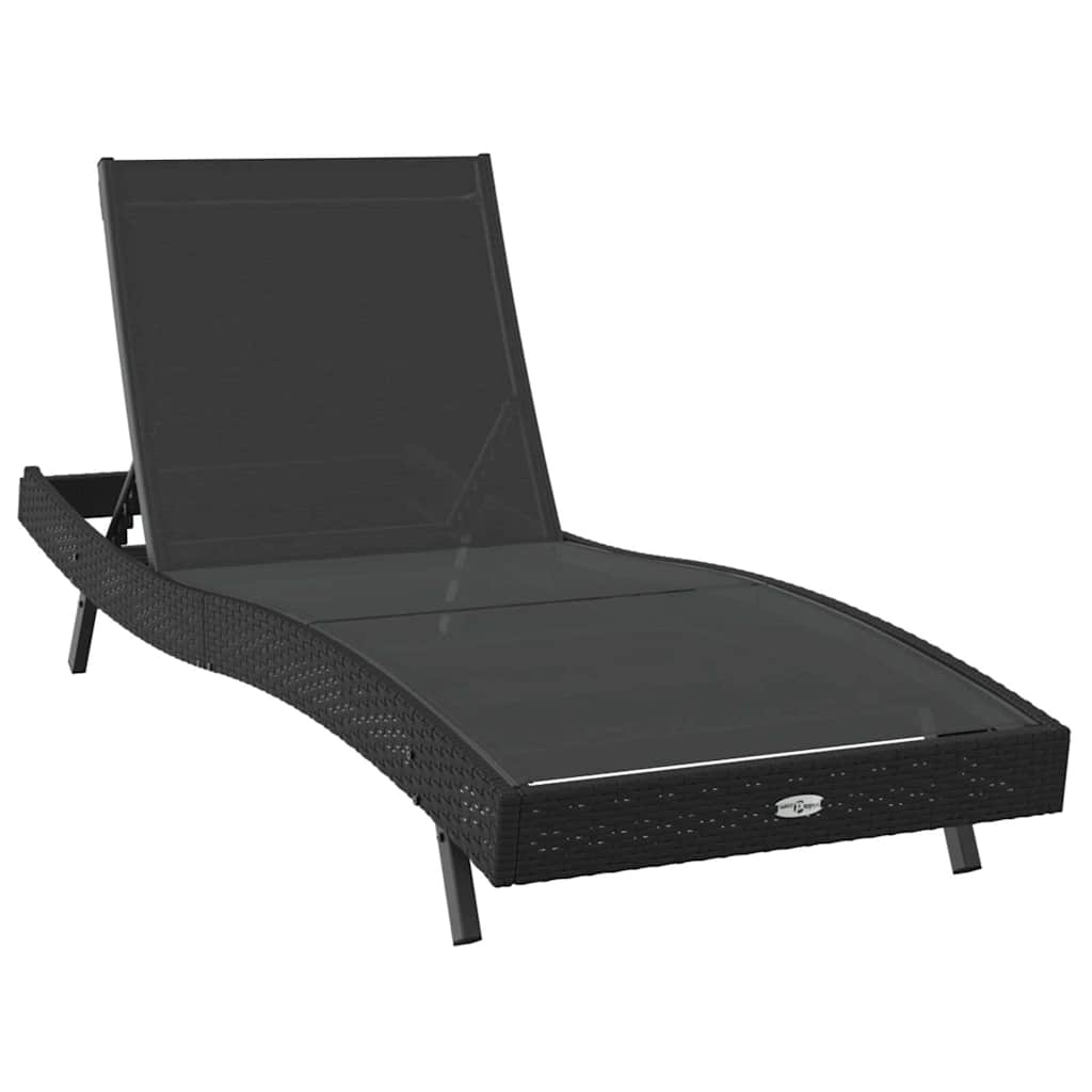 Solsenger 3 pcs Svart 40 x 40 x 40.5 cm Poly rattan