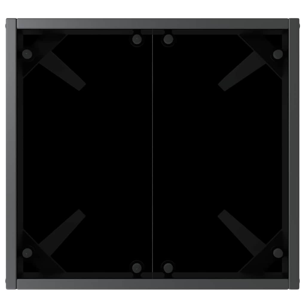 Solsenger 3 pcs Svart og Hvit 40 x 40 x 40.5 cm polyrotting