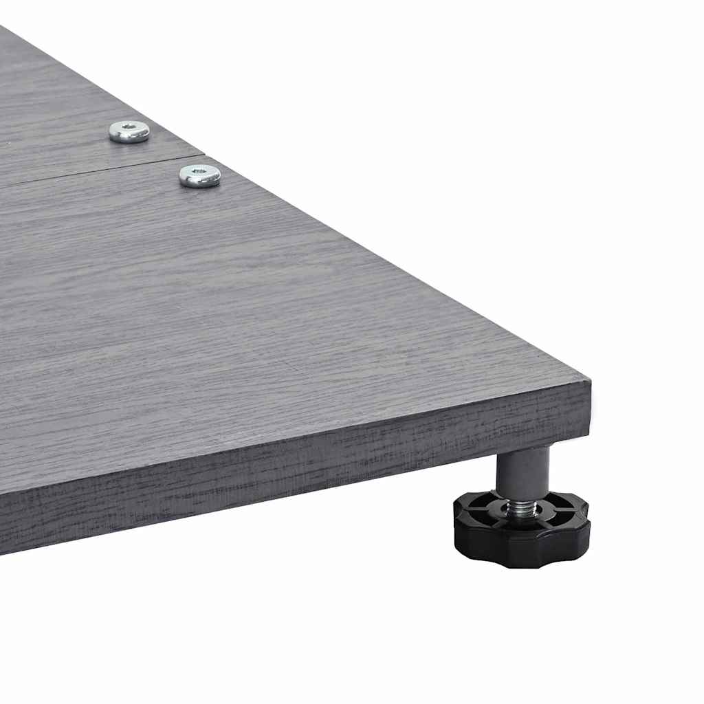 Uteliv parasollfester Mørkt tre 45 x 45 x 31 cm Stål