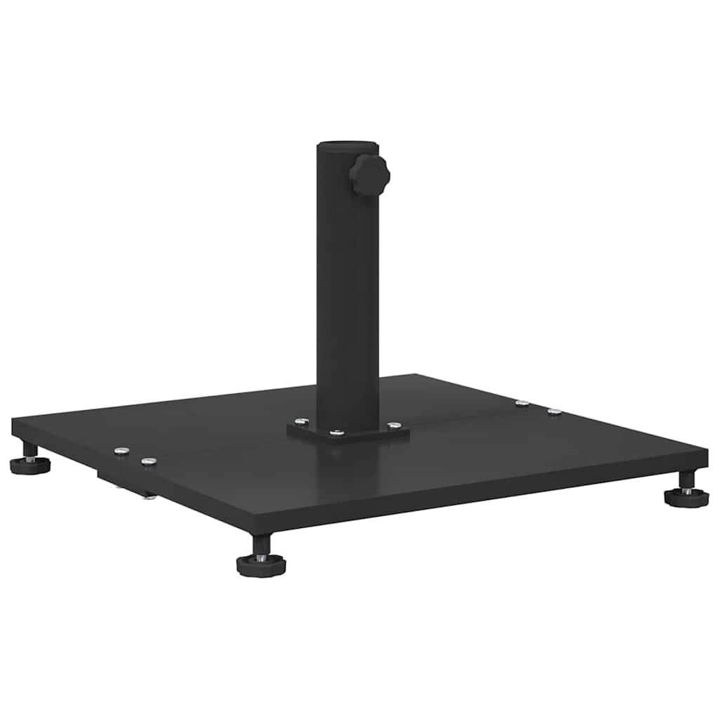 Uteliv parasollfester Svart 45 x 45 x 31 cm Stål