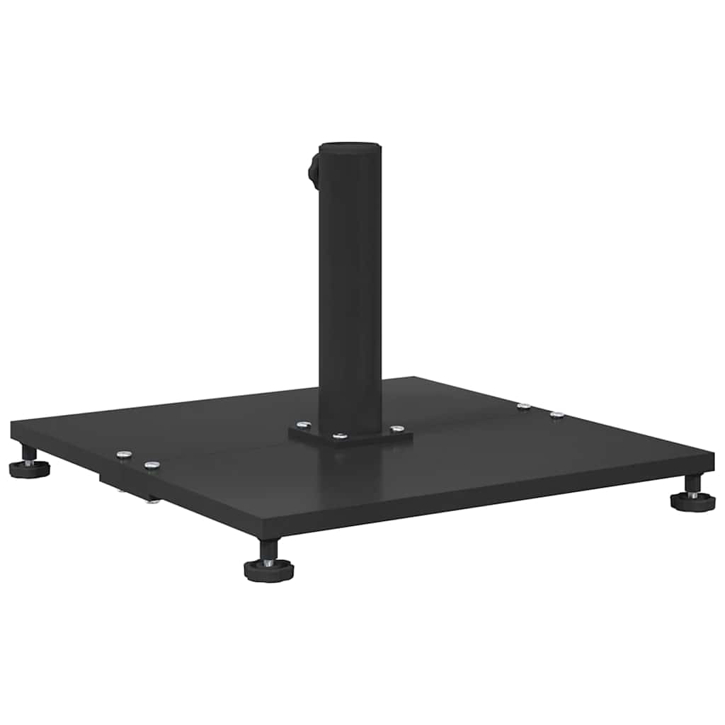 Uteliv parasollfester Svart 45 x 45 x 31 cm Stål