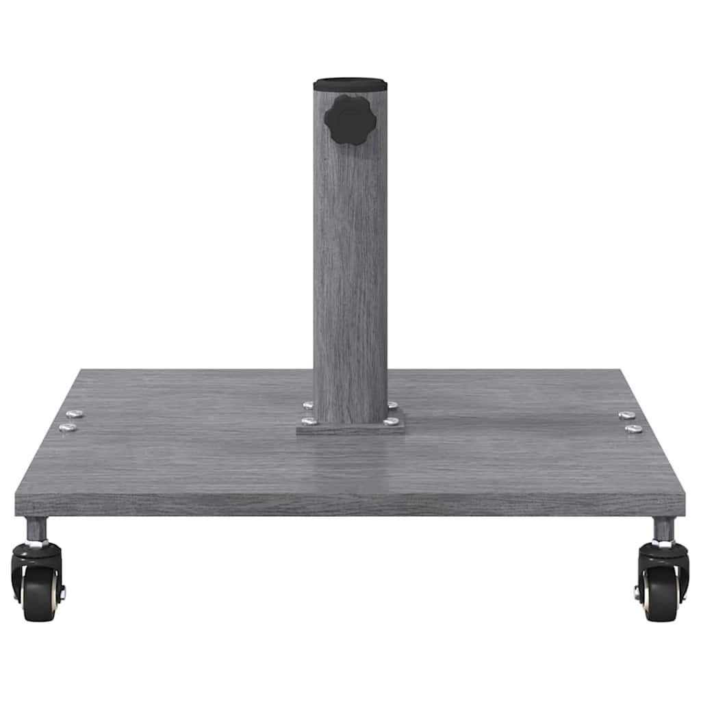 Uteliv parasollfester Mørkt tre 45 x 45 x 31.5 cm Stål