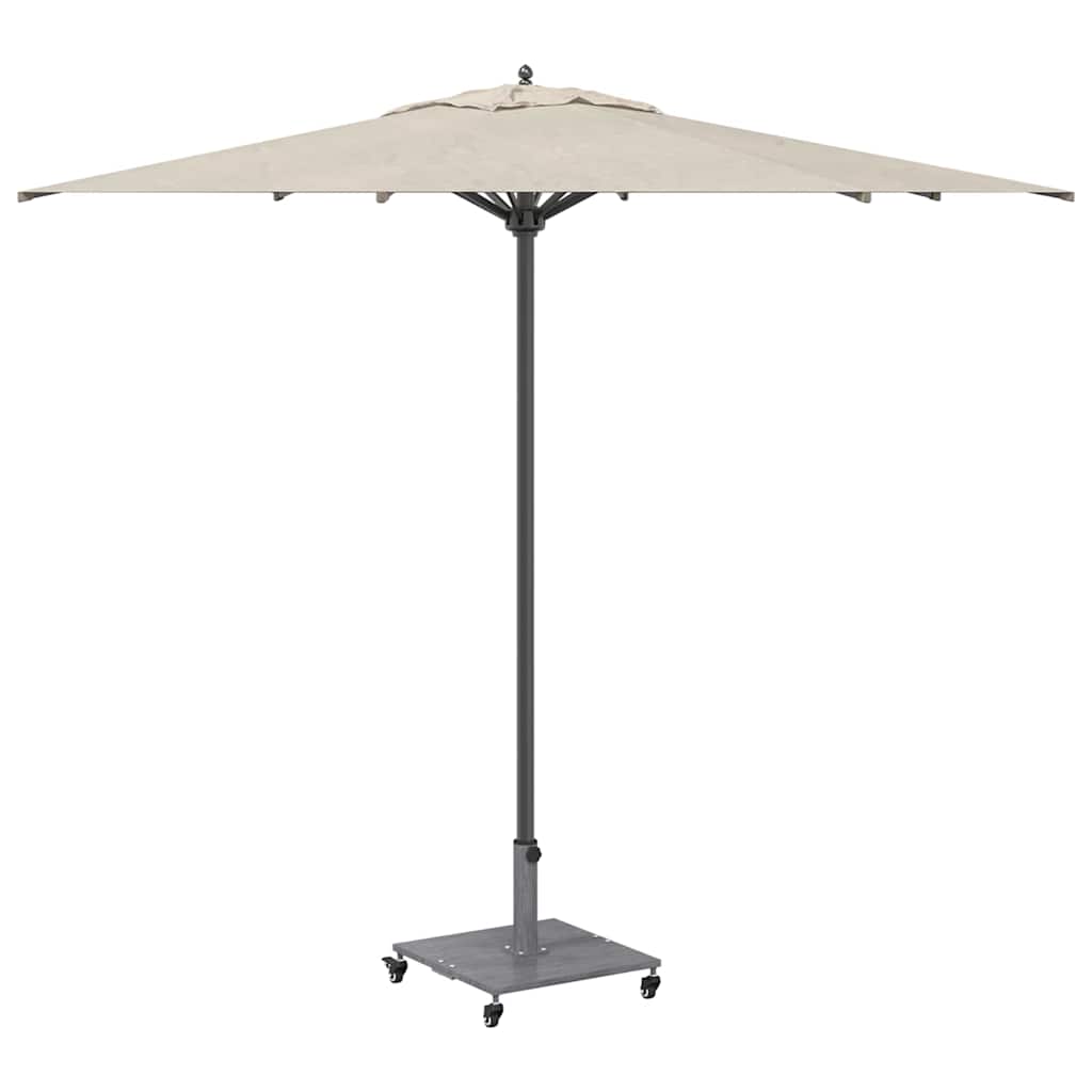 Uteliv parasollfester Mørkt tre 45 x 45 x 31.5 cm Stål