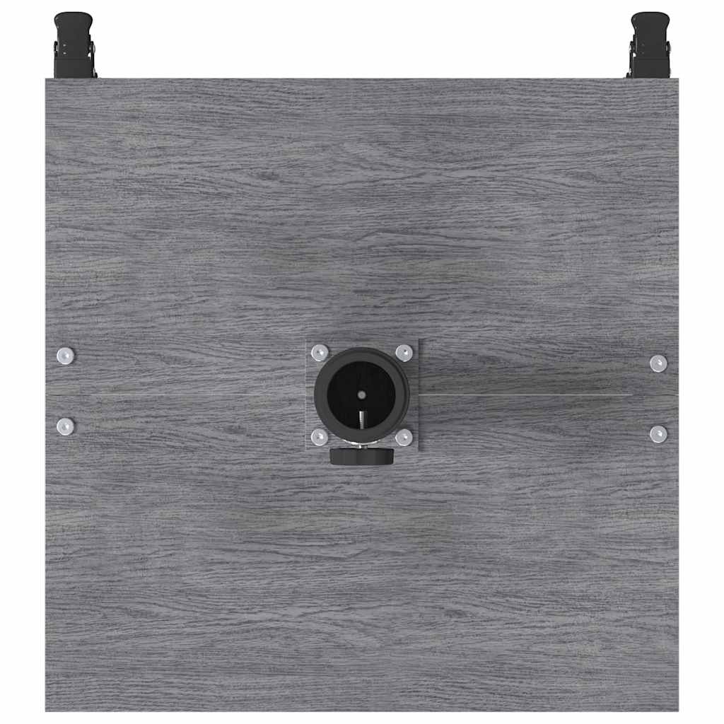 Uteliv parasollfester Mørkt tre 45 x 45 x 31.5 cm Stål