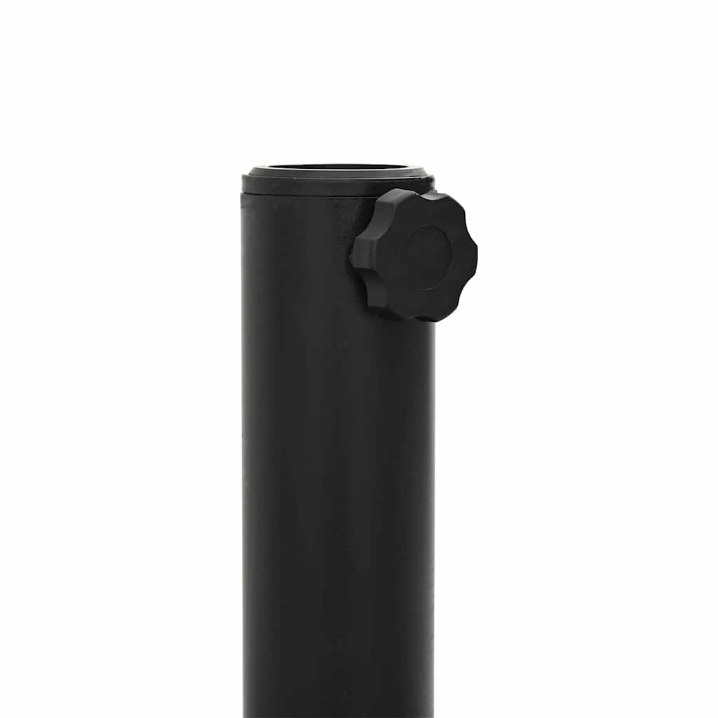 Uteliv parasollfester Svart 45 x 45 x 31.5 cm Stål
