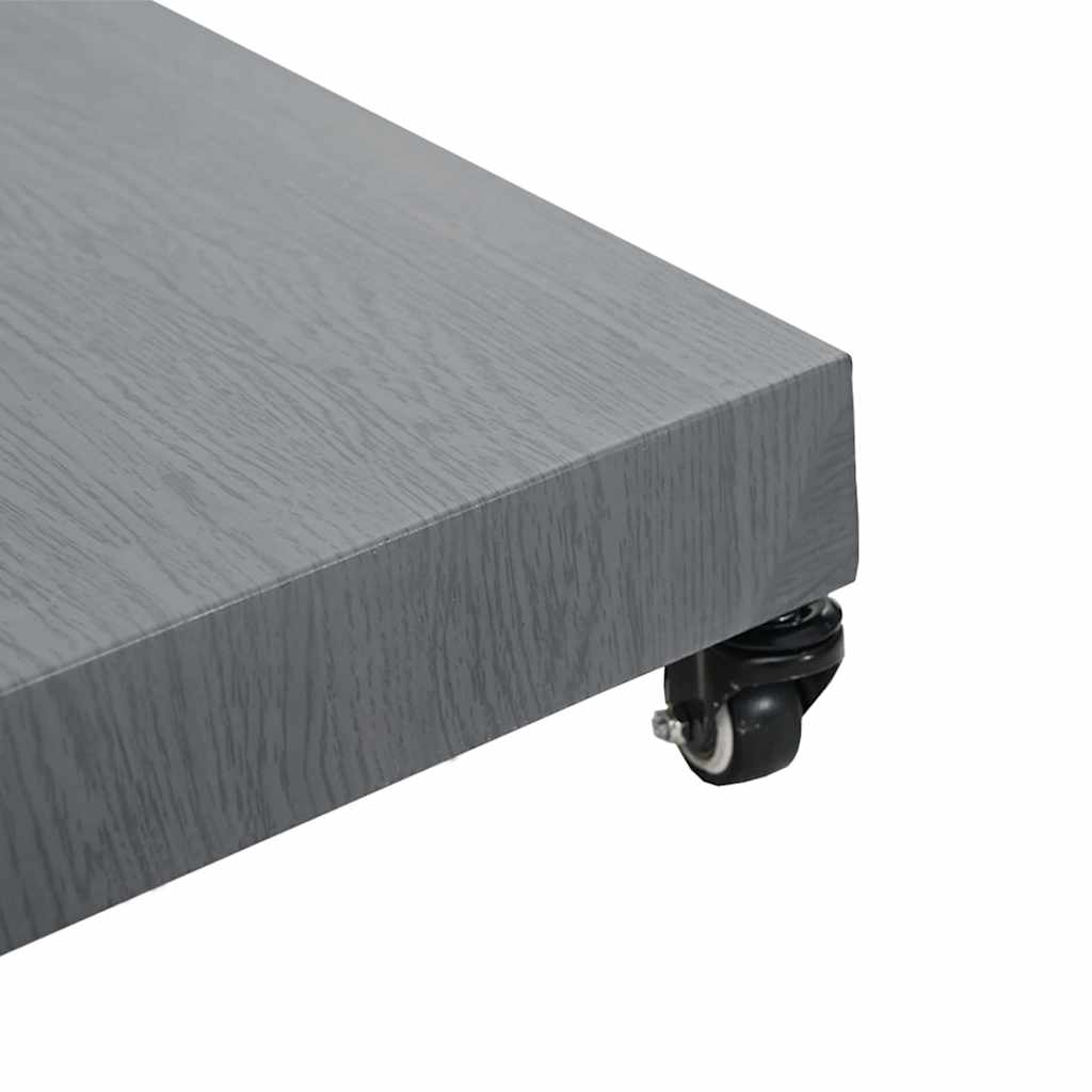 Uteliv parasollfester Mørkt tre 45 x 45 x 32 cm Stål, betong