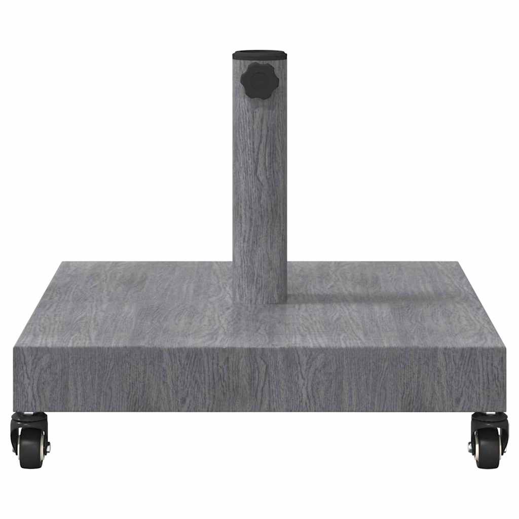 Uteliv parasollfester Mørkt tre 45 x 45 x 32 cm Stål, betong