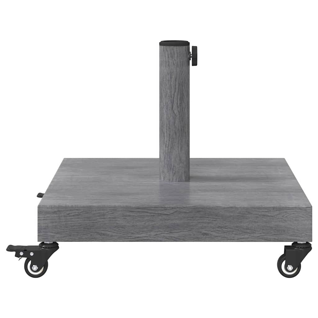 Uteliv parasollfester Mørkt tre 45 x 45 x 32 cm Stål, betong