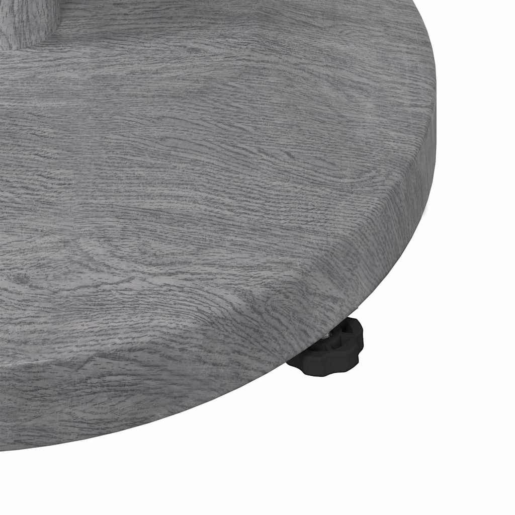 Uteliv parasollfester Mørkt tre 48 x 48 x 32 cm Stål, betong