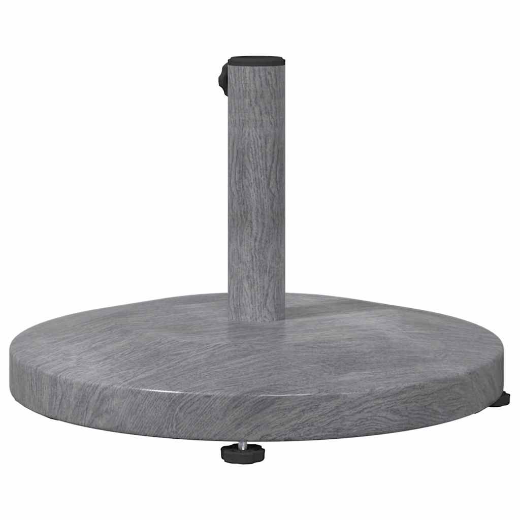 Uteliv parasollfester Mørkt tre 48 x 48 x 32 cm Stål, betong