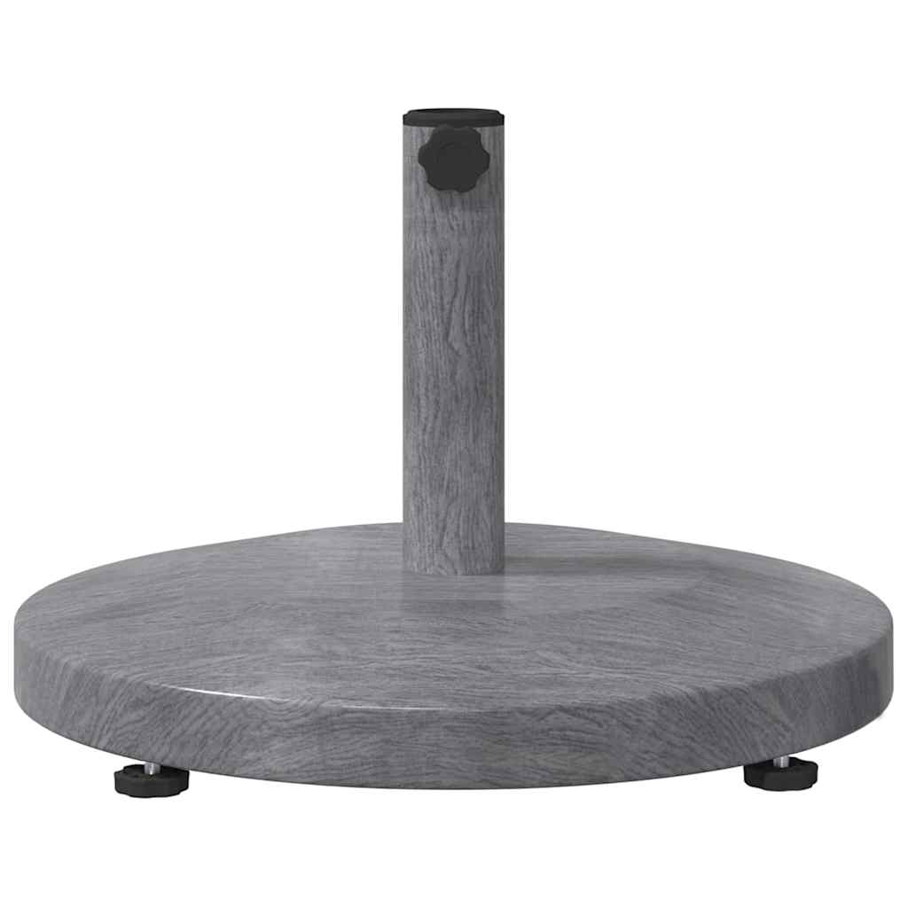 Uteliv parasollfester Mørkt tre 48 x 48 x 32 cm Stål, betong