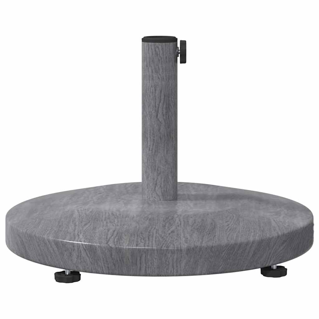 Uteliv parasollfester Mørkt tre 48 x 48 x 32 cm Stål, betong