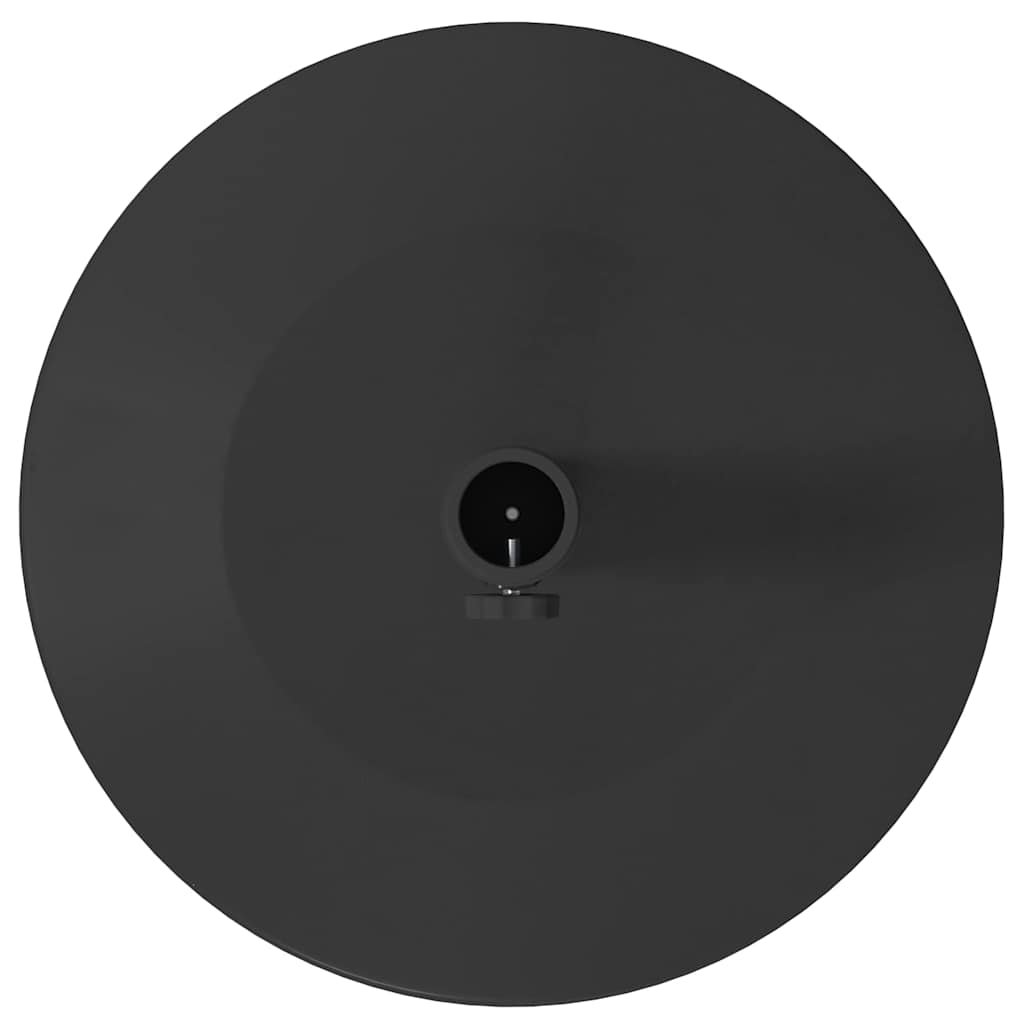 Uteliv parasollfester Svart 48 x 48 x 32 cm Stål, betong