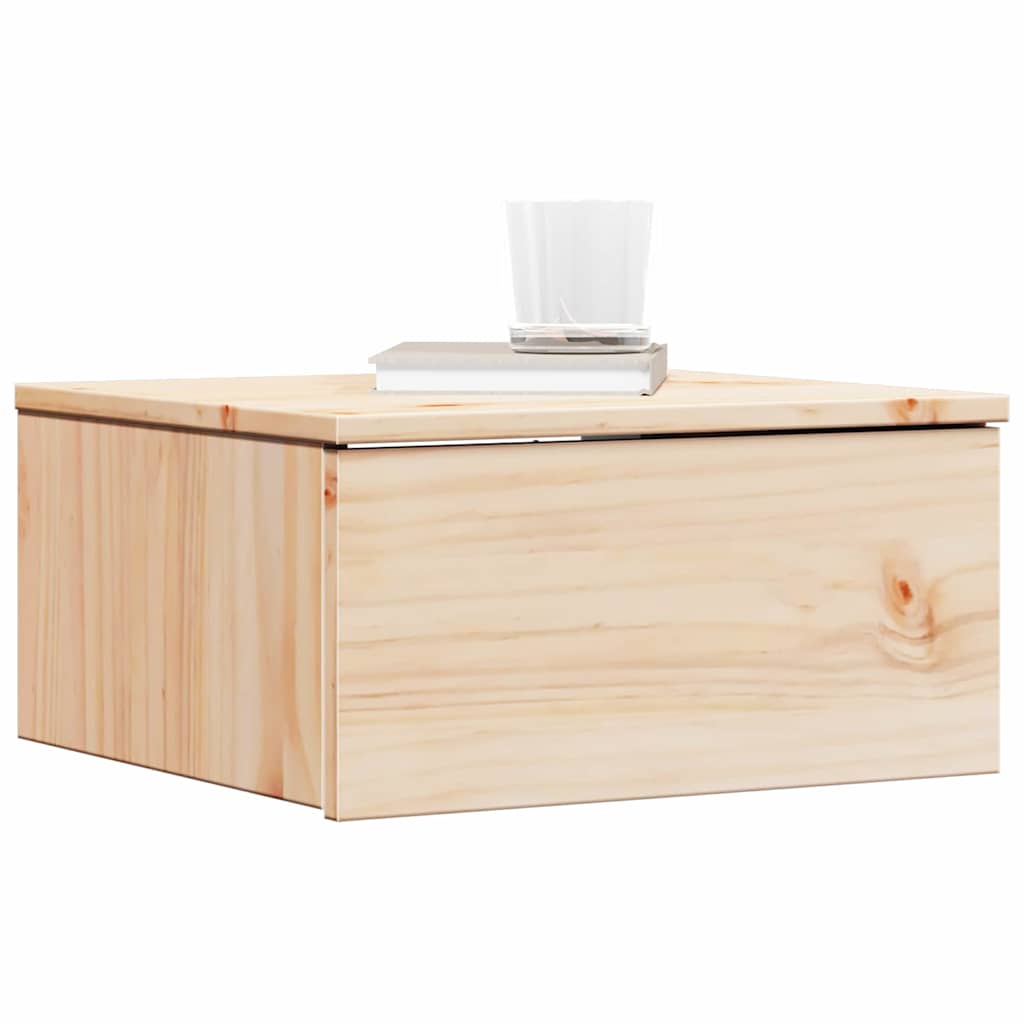 Nattbord med skuff Brun 37 x 35 x 18.5 cm Heltre furu