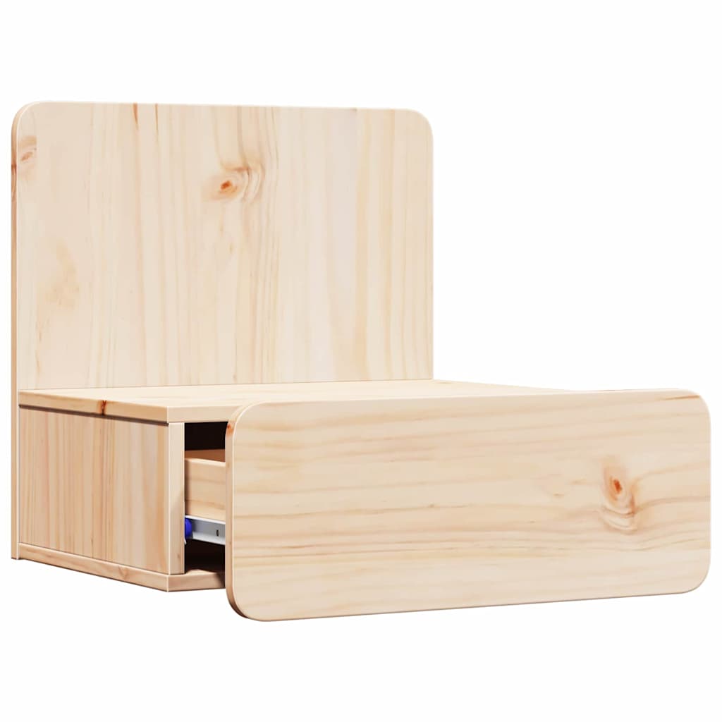 Nattbord med skuff Brun 44 x 32.5 x 40 cm Heltre furu