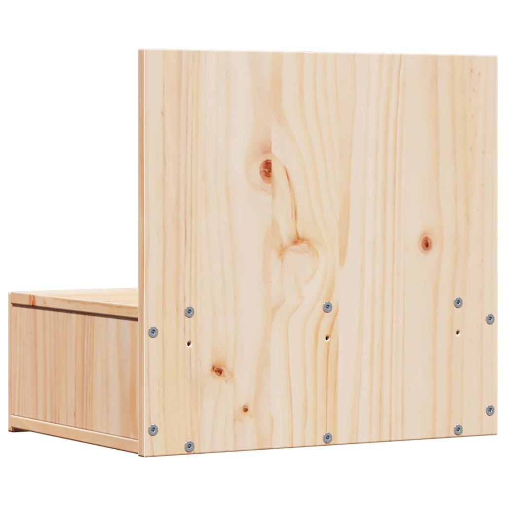 Nattbord med skuff 2 pcs Brun 42 x 32.5 x 40 cm Heltre furu