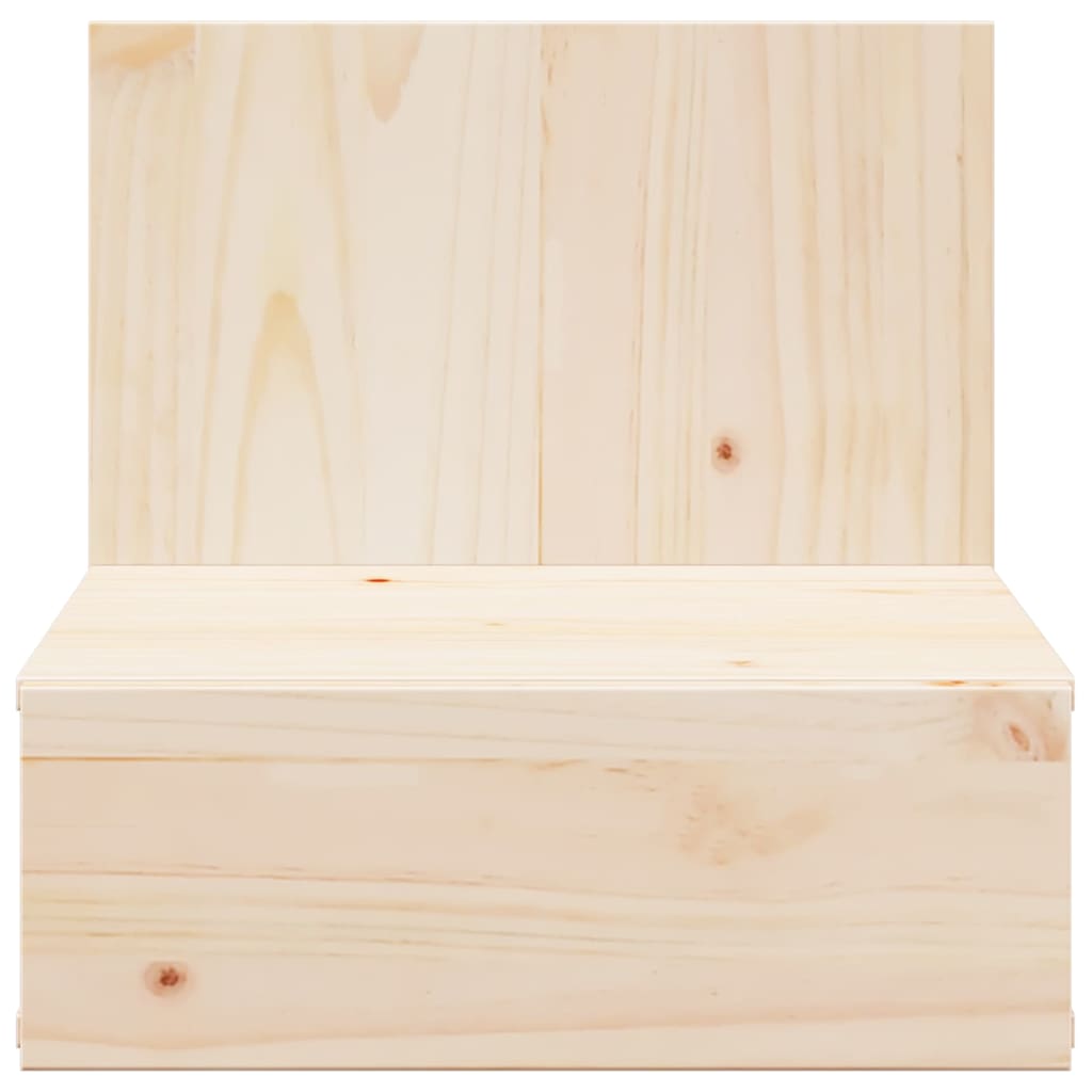 Nattbord med skuff 2 pcs Brun 42 x 32.5 x 40 cm Heltre furu