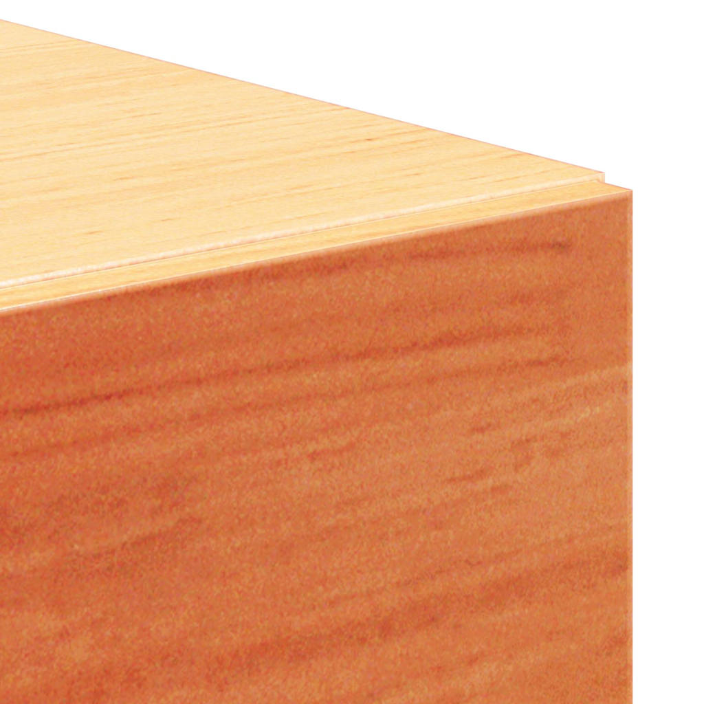 Nattbord med skuff 2 pcs Voksbrun 42 x 32.5 x 40 cm Heltre furu