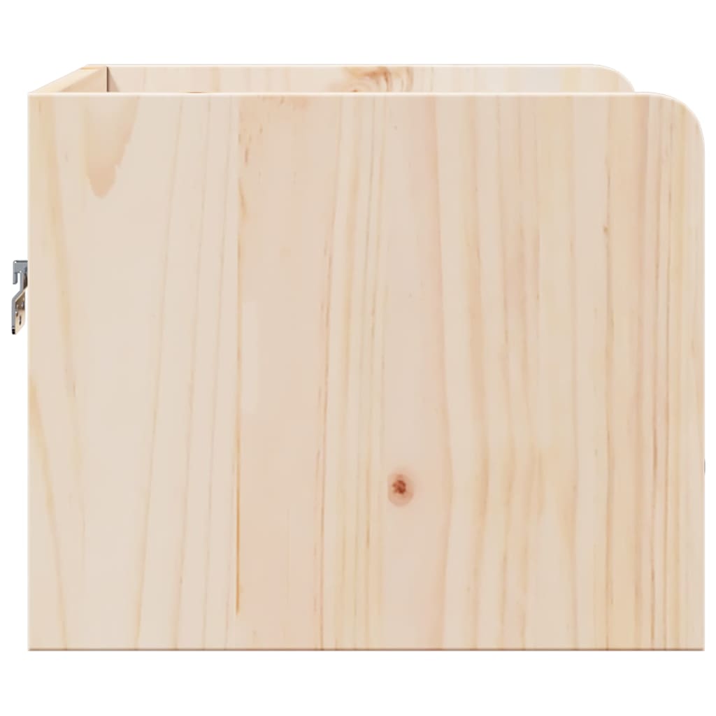 Nattbord med skuff Brun 38 x 36 x 29.5 cm Heltre furu